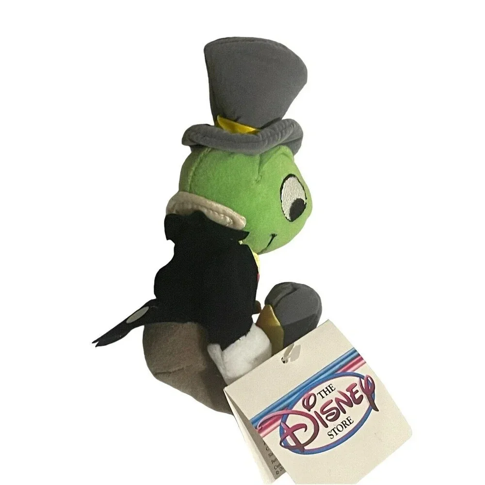 Vintage Disneyland Walt Disney World Jiminy Cricket Plush Stuffed Pinocchio 9”